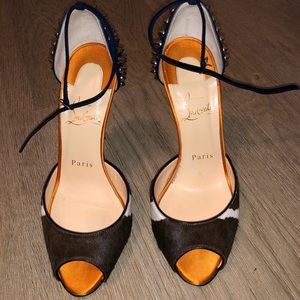 Louboutin spiked heels 4 inch showstopper